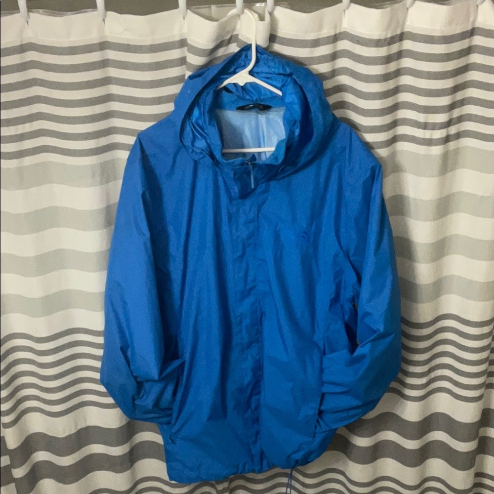 The North Face Blue Raincoat